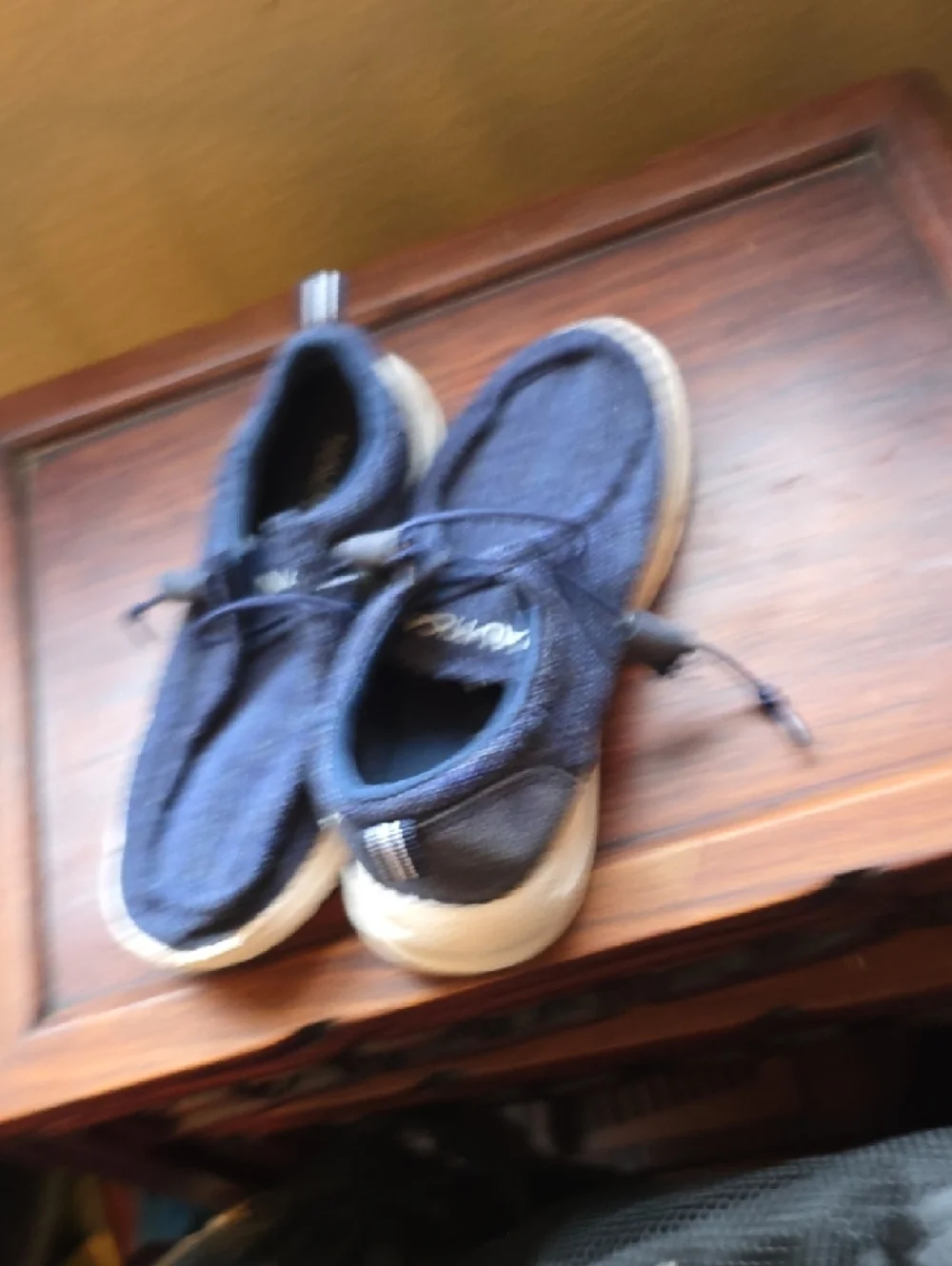 Nautica Men’s Navy Slip-On Canvas Loafers